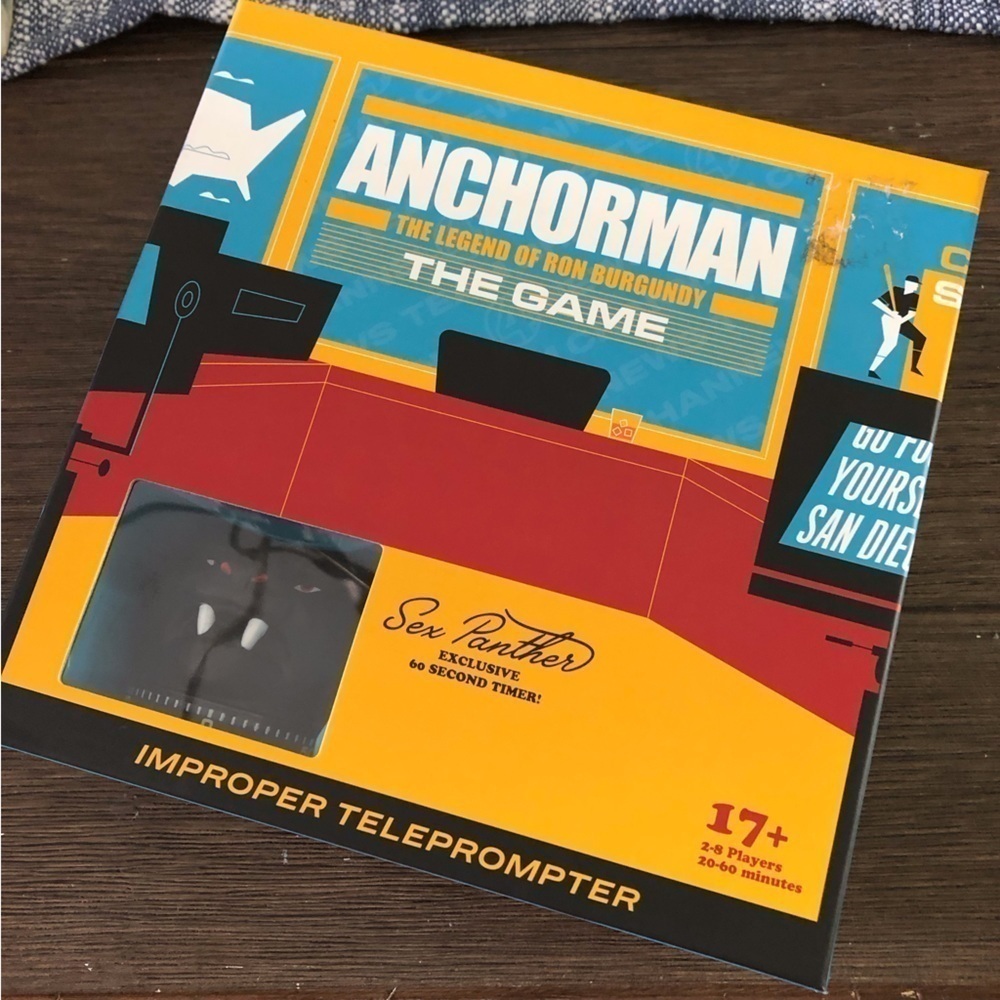 Anchorman: The Legend of Ron Burgundy The Game (improper teleprompter)